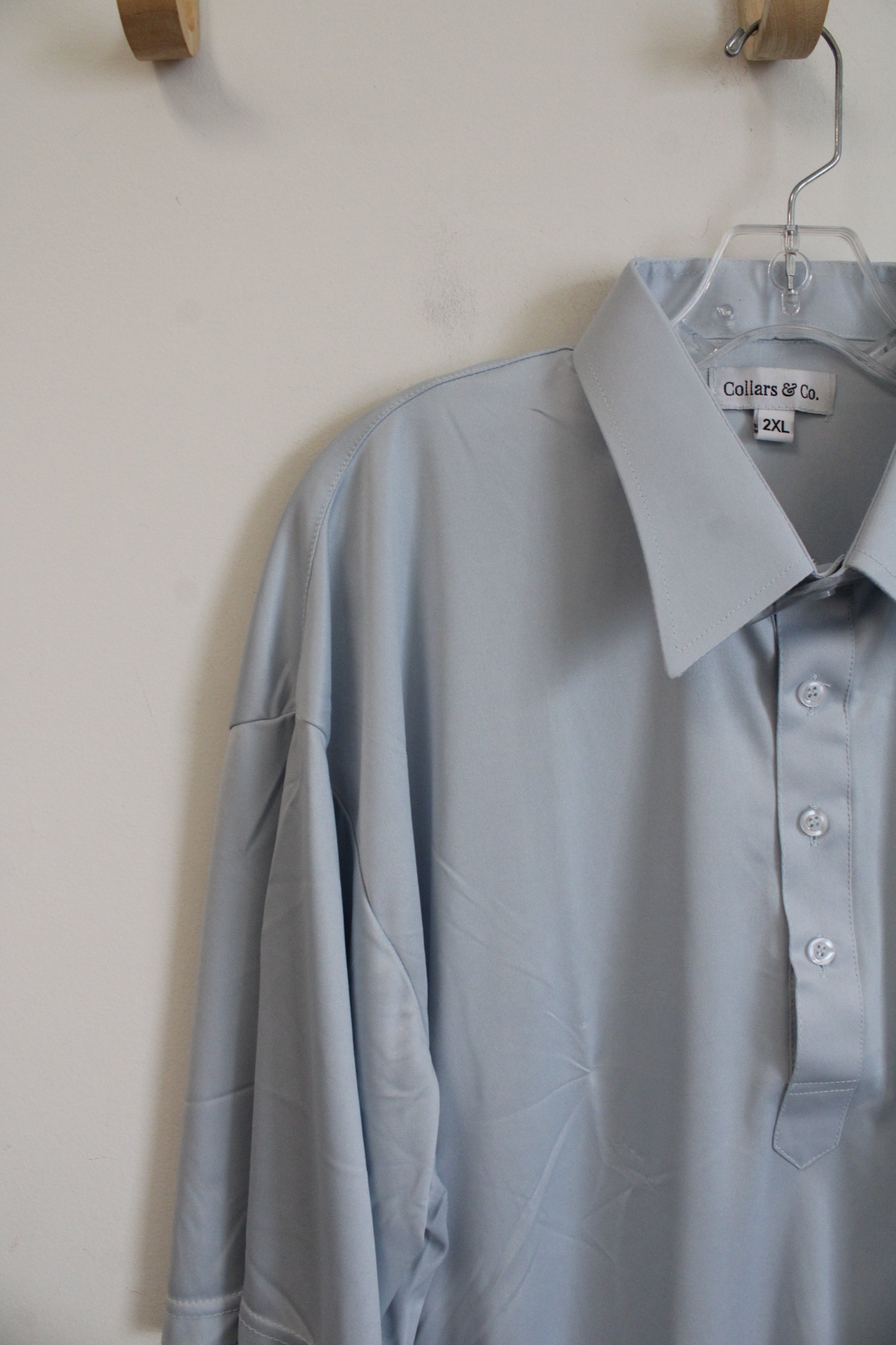 Collars & Co. Light Blue Polo Shirt | 2XL