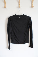 Old Navy Active Seamless Go-Dry Black Long Sleeved Athletic Shirt | S