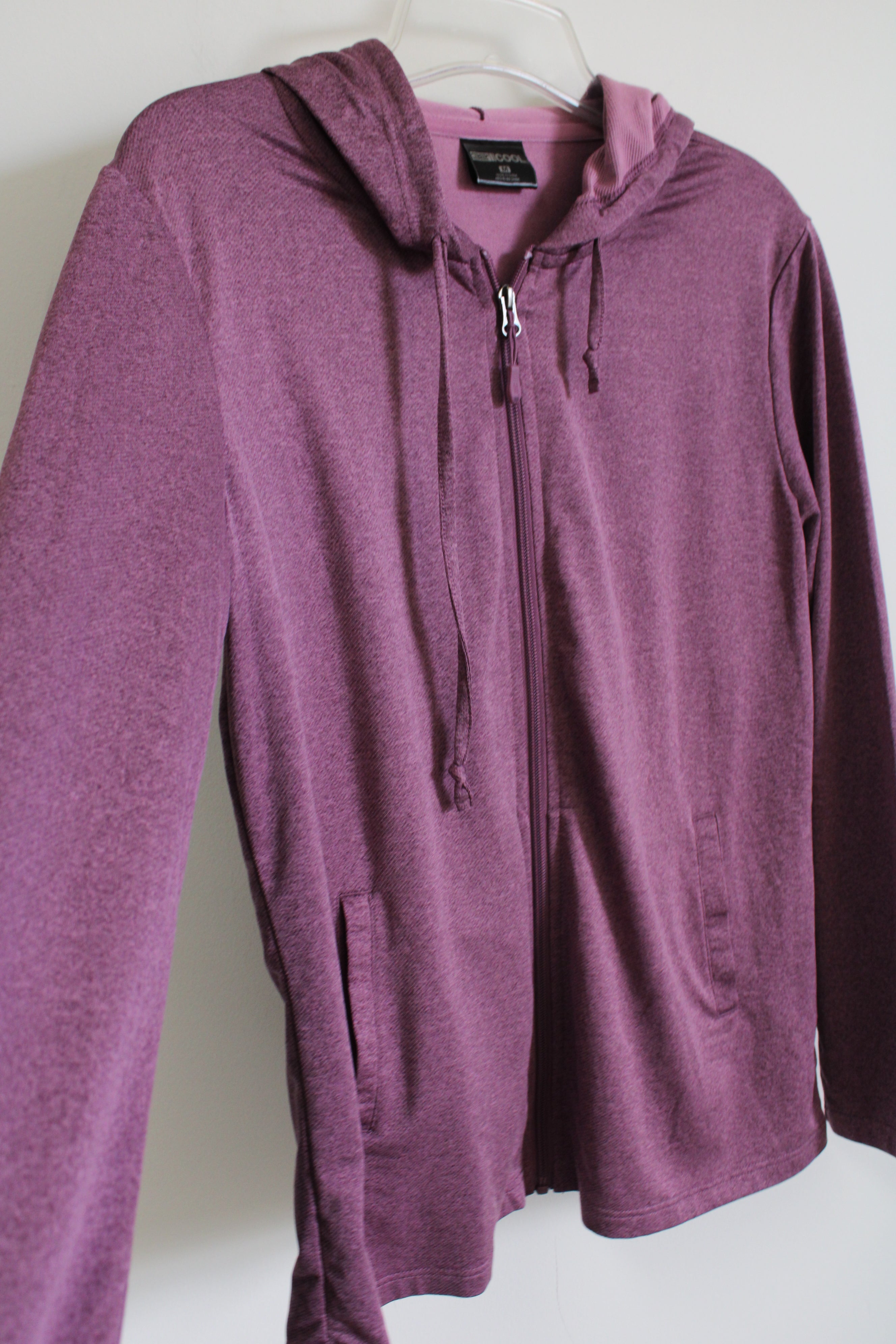 32 Degrees Cool Purple Lightweight Soft Zip Up Hoodie | M