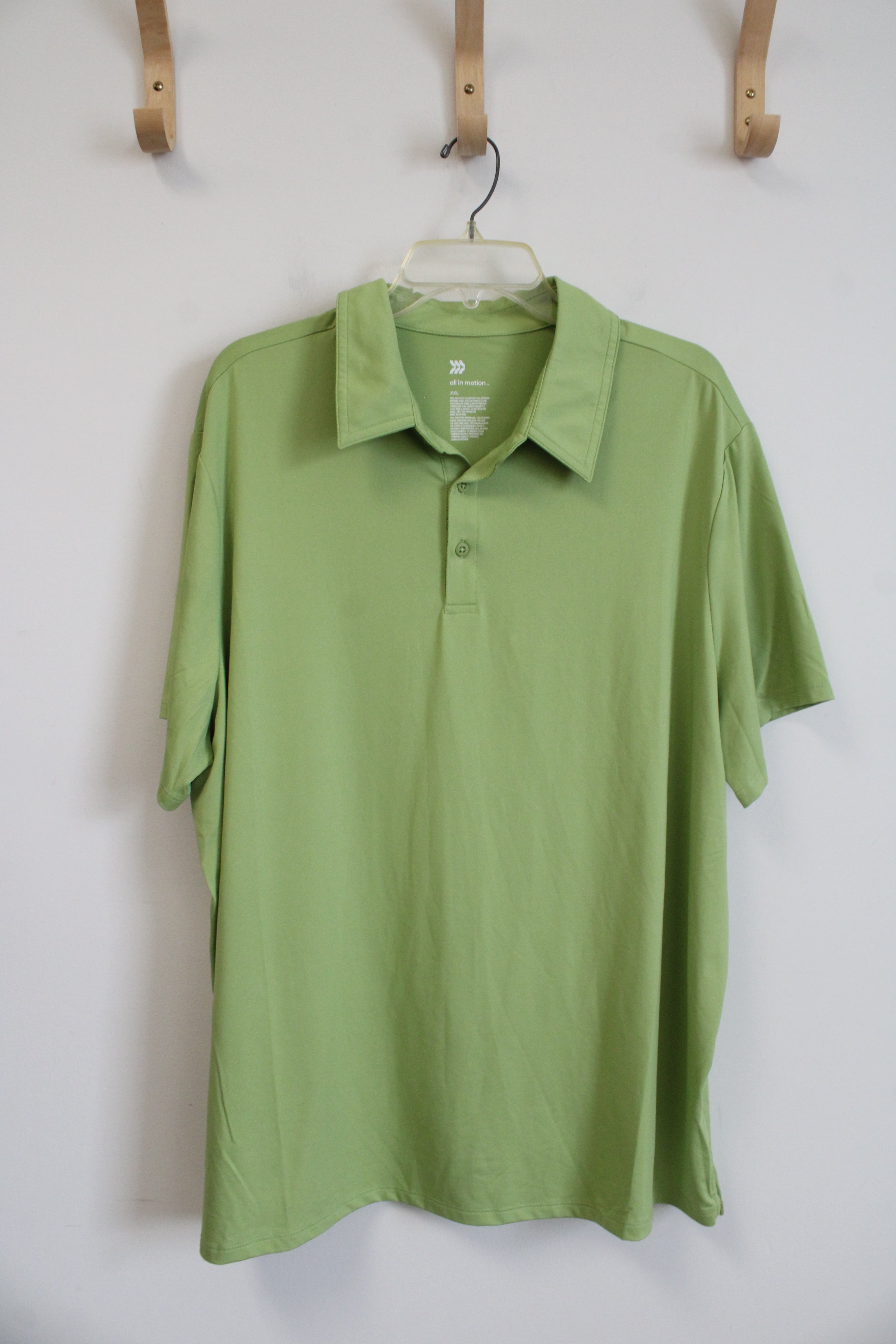 All In Motion Green Polo Shirt | XXL