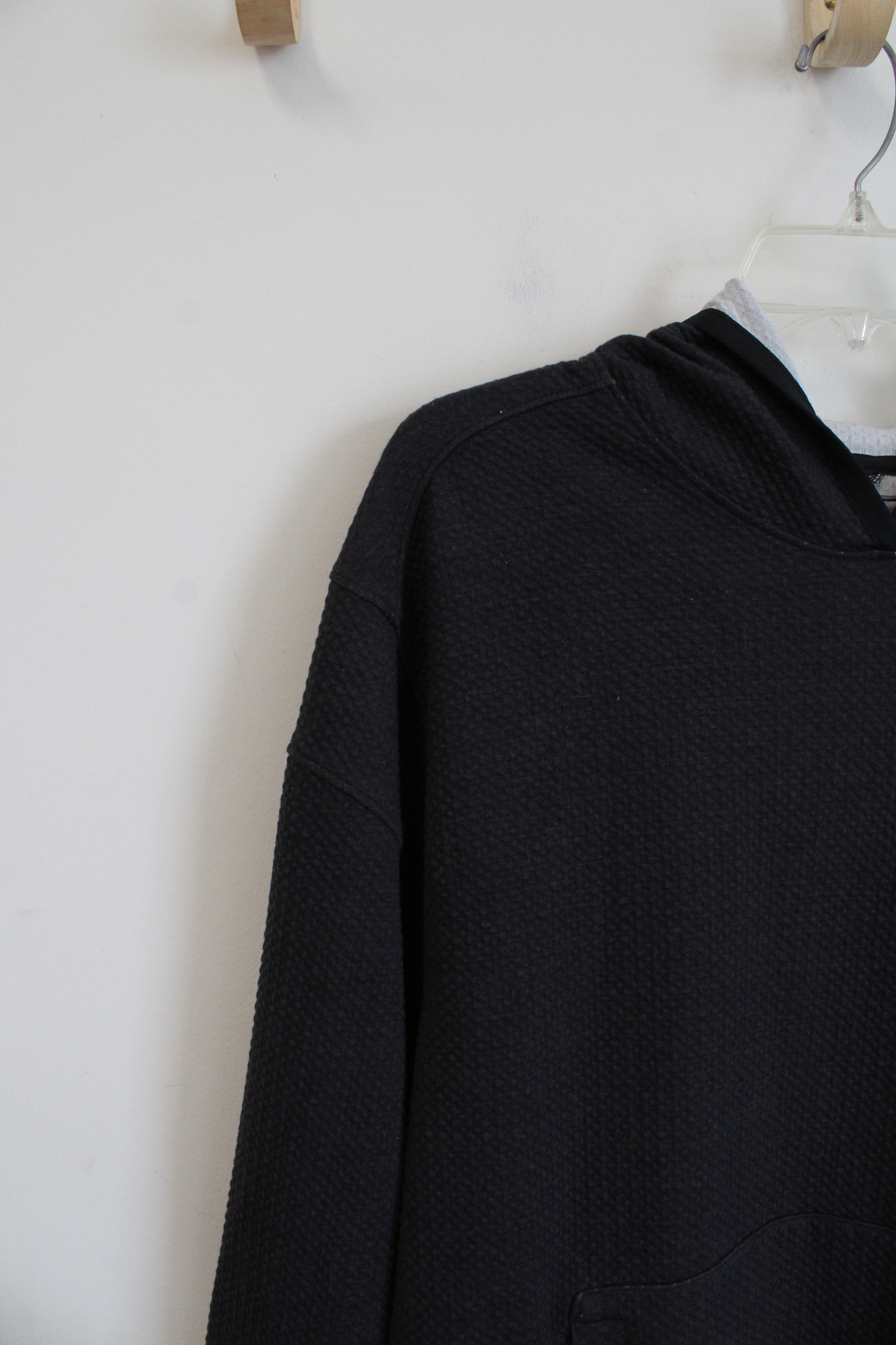 All In Motion Gray Textured Hoodie | L