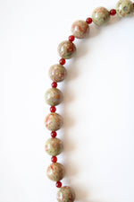 Unakite Autumn Jasper Beaded Necklace
