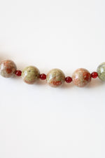 Unakite Autumn Jasper Beaded Necklace