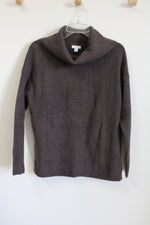 J.Jill Soft Gray Turtleneck Sweater | XS