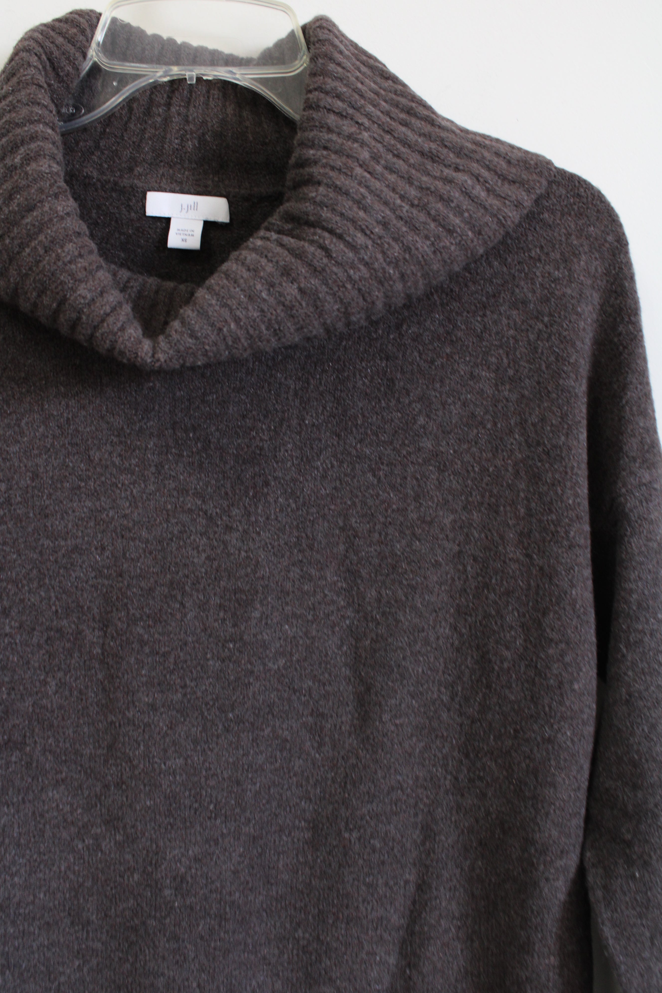J.Jill Soft Gray Turtleneck Sweater | XS
