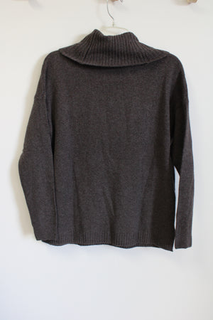 J.Jill Soft Gray Turtleneck Sweater | XS