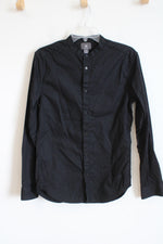 H&M Slim Fit Black Button Down Shirt | S