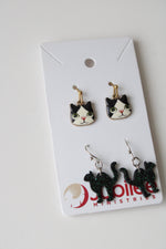 Cat Dangle Earrings | Set Of 2