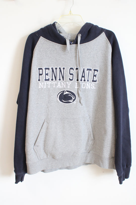Campus Heritage Penn State Nittany Lions Gray & Navy Hoodie | XL