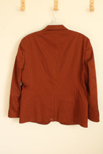 Express Burnt Orange Suit Jacket Blazer | L