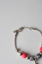 Silver "A" Initial Bracelet