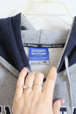 Campus Heritage Penn State Nittany Lions Gray & Navy Hoodie | XL