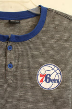 NFL 76ers Gray and Royal Blue Color Block Thermal | L