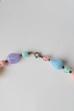 Pastel Plastic Beaded Necklace