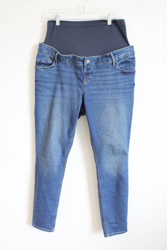 Old Navy Blue Denim Maternity Jeans | 14