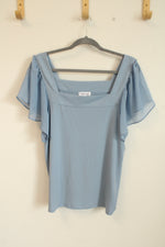 Calvin Klein Light Blue Blouse | L