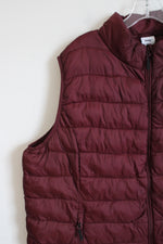 HHE Maroon Puffer Vest | 3X