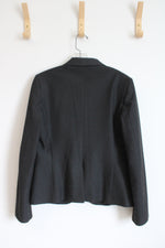United Colors of Benneton Black Three Button Blazer | L