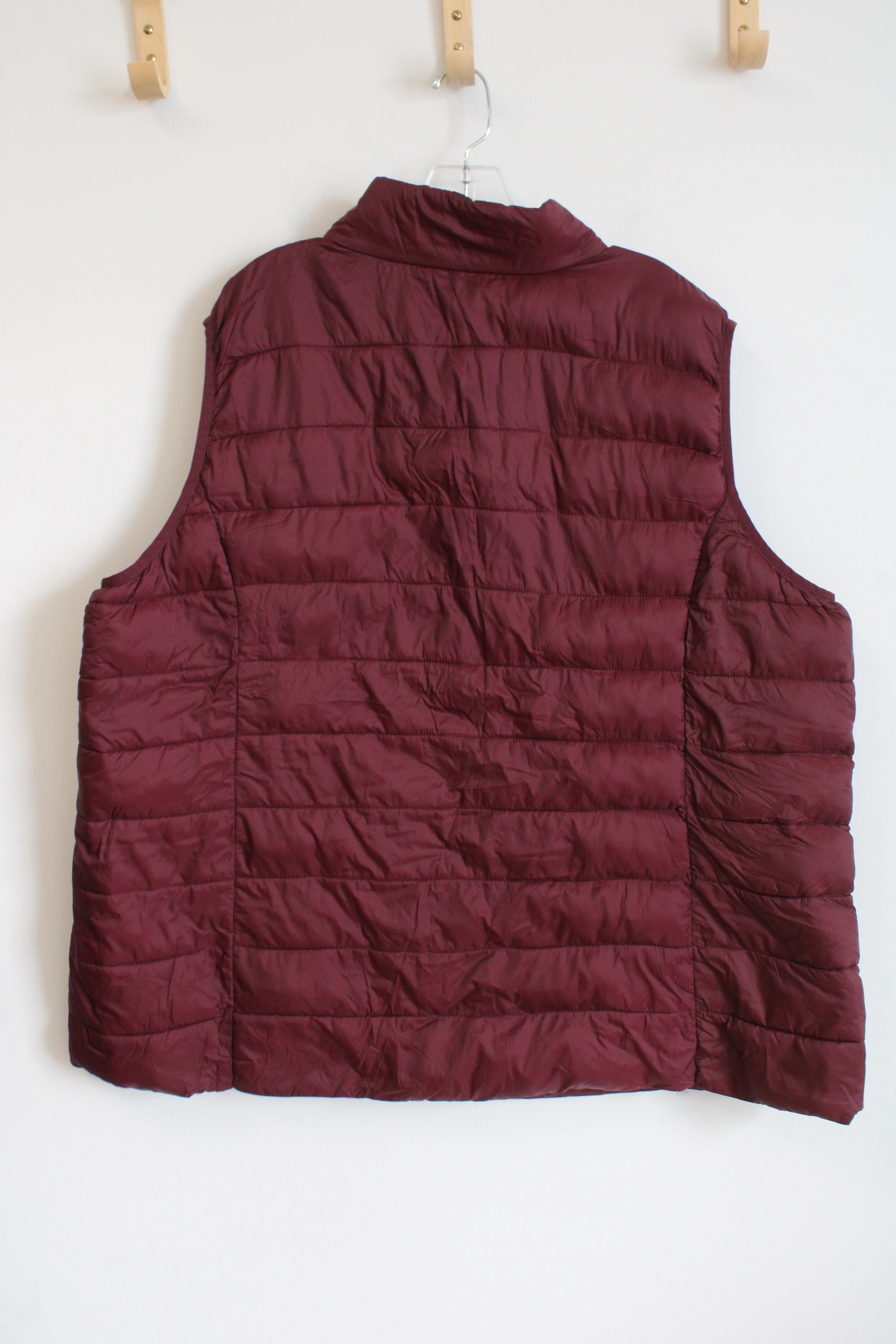 HHE Maroon Puffer Vest | 3X