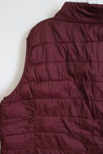 HHE Maroon Puffer Vest | 3X