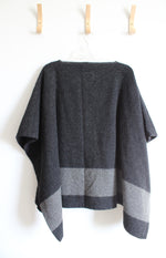 Coach Gray Wool Blend Poncho | XS/S