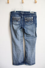 Amethyst Embellished Bootcut Jeans | 16