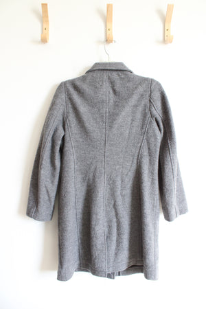 L.L. Bean Vintage Gray Wool Coat | XS Petite
