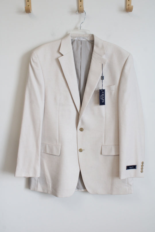 NEW Chaps Cream Blazer | 42 Long