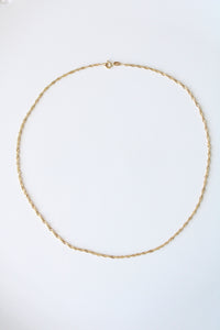 14KT Yellow Gold Twist Chain Necklace