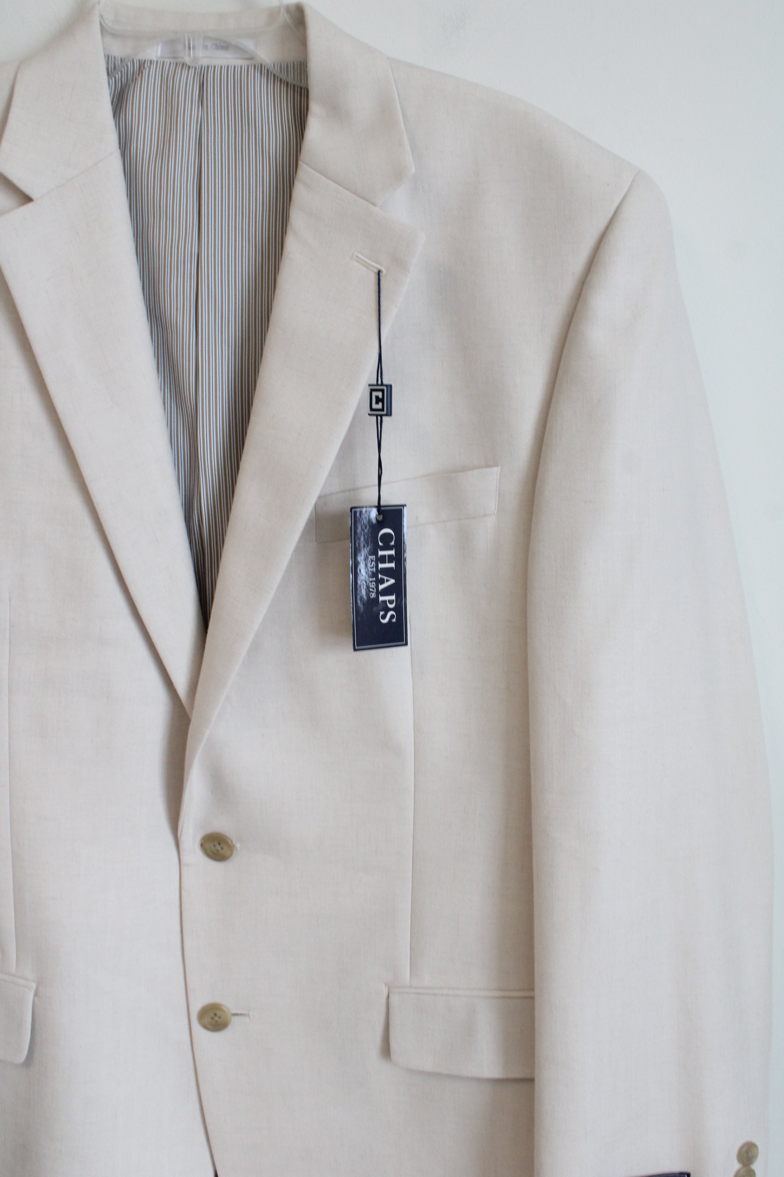 NEW Chaps Cream Blazer | 42 Long