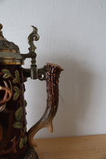 The Franklin Mint The Official 10-Point Buck Sportsman's Tankard By Rick Fields Beer Stein