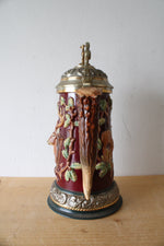 The Franklin Mint The Official 10-Point Buck Sportsman's Tankard By Rick Fields Beer Stein