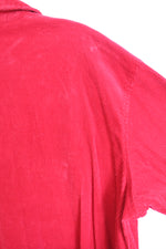 Eddie Bauer Red Corduroy Button Down Jacket | L