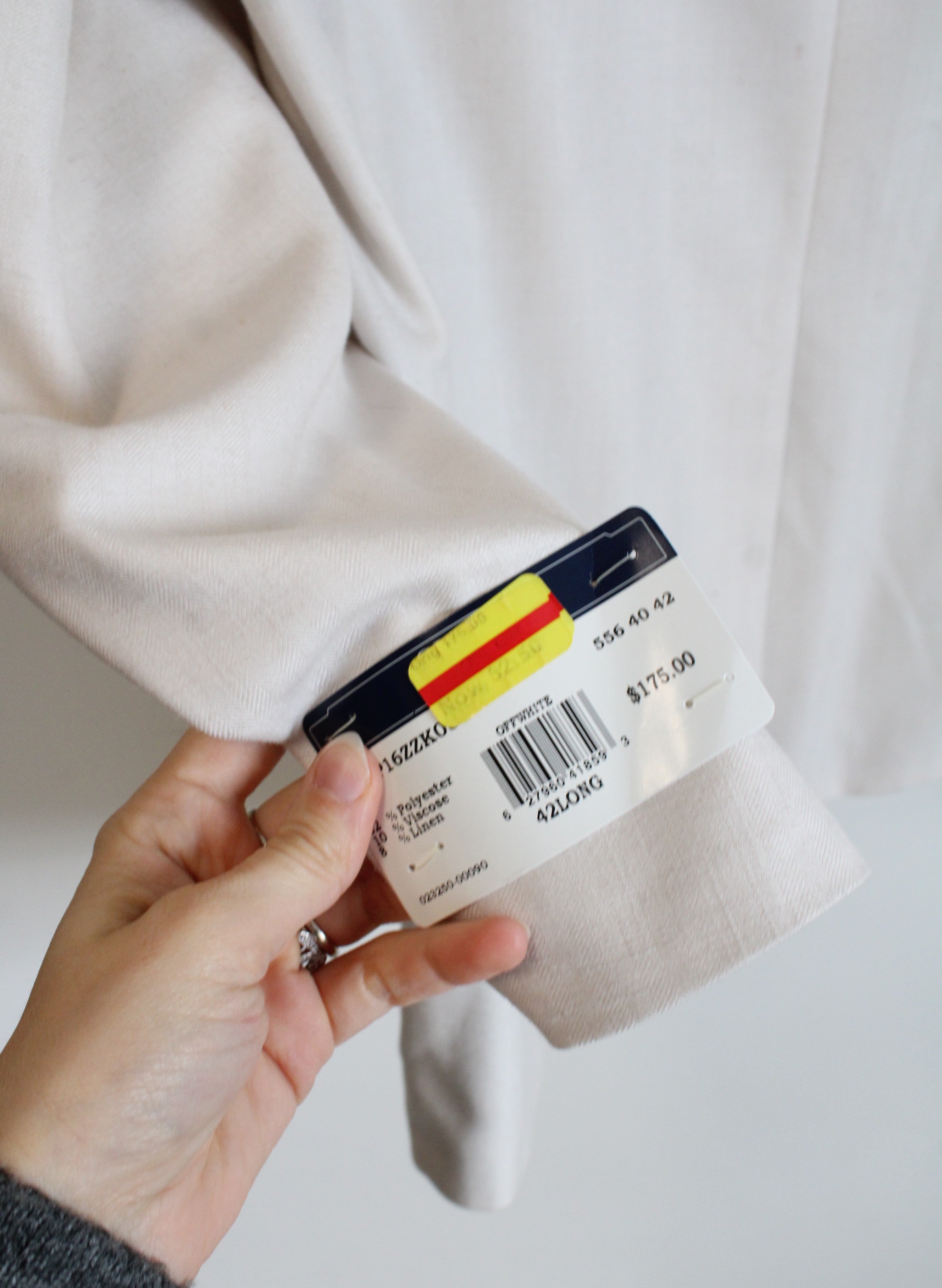 NEW Chaps Cream Blazer | 42 Long