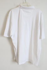 NEW E.V. Run Golf Eversole Run White Polo Shirt | L