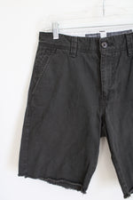 Hawkings McGill Dark Green Tailored Fit Cut Off Shorts | 31