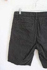 Hawkings McGill Dark Green Tailored Fit Cut Off Shorts | 31