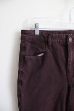 American Eagle Burgundy Hi-Rise Jeggings | 12