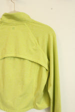 Danskin Lime Green Crop Zip Up Light Jacket | XS