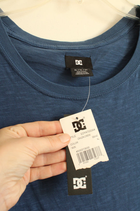 NEW DC Blue Short Sleeve T-Shirt | XL