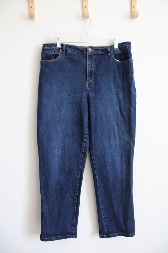 Gloria Vanderbilt Amanda Dark Wash Jeans | 16