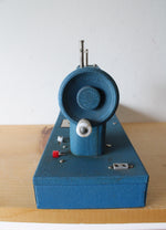 Vintage Blue Small Battery Operated Sewing Machine