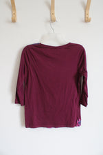 Caribbean Joe Purple Floral Top | M