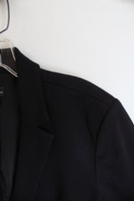 Ann Taylor Factory Black One Button Blazer | 14