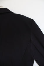 Ann Taylor Factory Black One Button Blazer | 14