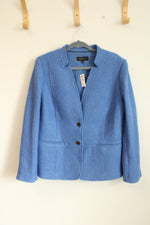 NEW Talbots Blue Wool Blend Jacket | 16