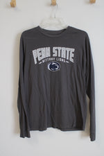 Knights Apparel Penn State Nittany Lions Gray Long Sleeved Shirt | L