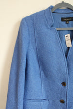 NEW Talbots Blue Wool Blend Jacket | 16