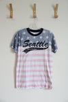 Teemax American Flag Seattle Washington Shirt | S