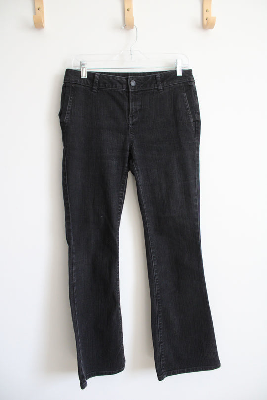 Simply Vera Wang Black Boot Jeans | 8 Petite